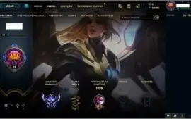 Conta LOL Diamante IV para 2020, 39k Essência Azul