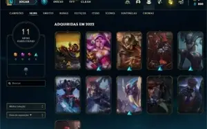 Conta LOL prata II com 5 skins épicas
