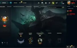 Conta LOL prata II com 5 skins épicas