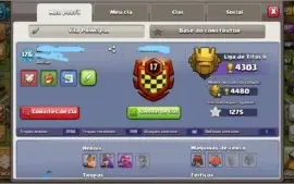 Conta Clash of Clans CV 12 Top demais!