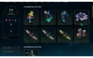 Conta De Lol Com 542 Skins, Esmeralda E Com Mmr Positivo