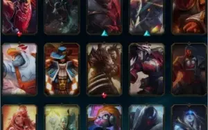 Conta league of legends com 101 skins, gold 3