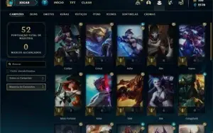 Conta ouro 3 com 31 Champs e 2 Skins +2 Fragmentos
