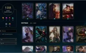 Conta  antiga com icones legados