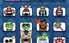 Clash royale nível 12 quase 13 cartas full + de 30 emotes