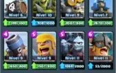 Conta de Clash Royale arena 9 com 12 Lendarias