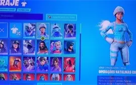 Conta Fortnite com mais de 160 skins e Salve o mundo fundado