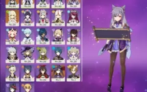 Ayaka, Yelan, keqing, Mona Ar30