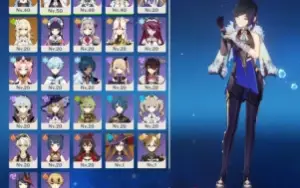 Ayaka, Yelan, keqing, Mona Ar30