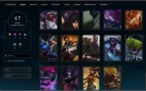 Conta De Lol - 126 Campeões - Gold