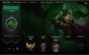Conta De Lol - 126 Campeões - Gold