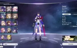 Honkai Star Rail - Seele + Bronya + Yanqing + Arma 5* Himeko