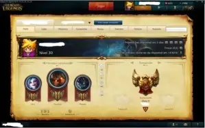 CONTA LOL GOLD 5, 98 CHAMPS, 6 PG DE RUNAS 76 SKINS