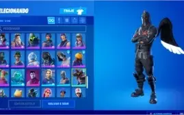 conta fortnite s2 muitas skins raras