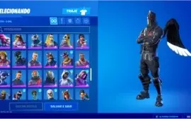 conta fortnite s2 muitas skins raras
