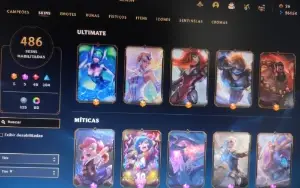 Conta LoL 486 Skins