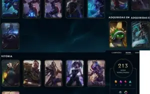 Conta lol com skins super rara