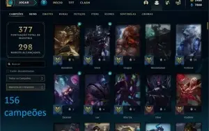 Conta lol com skins super rara