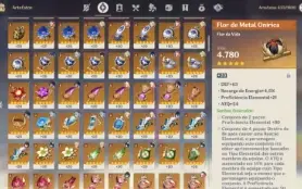 Conta Genshin End Game AR58 com 12 personagens 5*