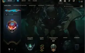conta lol platinaIV 39 campeoes lvl 53