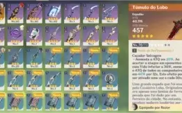 CONTA AR 40 COM DILUC COM TÚMULO, ALBEDO, RUST BOW,BENNETC1