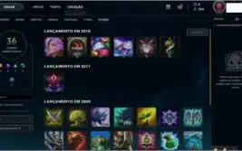Conta de lol platina 5 bem barata