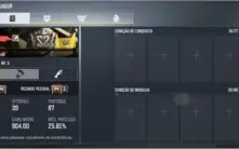 Conta cod mobile lendário br