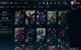 Conta League Of Legends Platina