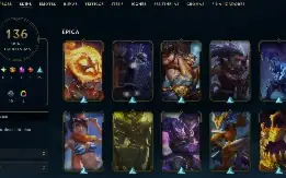 Conta League of Legends Full Acesso - 146 Champs e 136 Skins