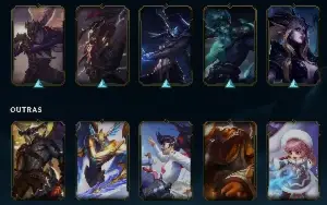 Conta League of Legends Full Acesso - 146 Champs e 136 Skins