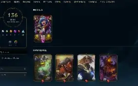Conta League of Legends Full Acesso - 146 Champs e 136 Skins