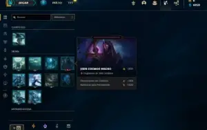 Conta mestre com 27 Champs e 3 Skins + 10 Fragmentos