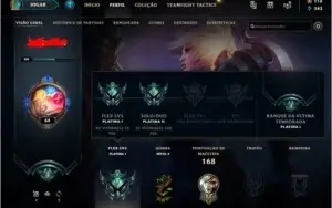 Conta de LOL Com Skin da Riven Campeonato season 2