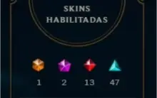 Conta Plat 3 todos os champs + 234 skins