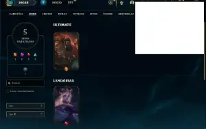 Unranked lv 23 com TODOS os champs e 5 Skins + 1 Fragmento