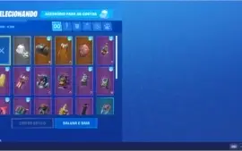 Conta Fortnite com skins top de loja.