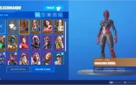 Conta Fortnite com skins top de loja.
