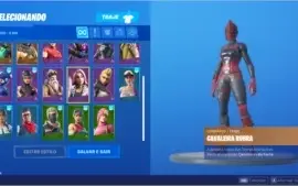 Conta Fortnite com skins top de loja.