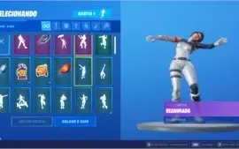 Conta Fortnite com skins top de loja.