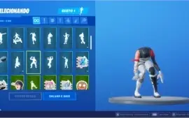 Conta Fortnite com skins top de loja.