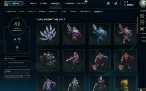 CONTA LEAGUE OF LEGENDS