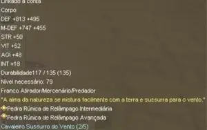 Conta Grand Fantasia - F.A 95 p/ Leech + A.M 77 Mula