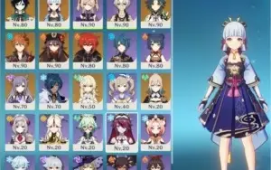 Genshin Impact - Conta AR 56/ 8 personagens 5*/ 3 armas 5*