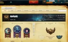 CONTA BRONZE 3 (98 PTS) + 65 CAMPEOES + 6 SKINS (SMURF)