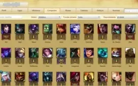 CONTA BRONZE 3 (98 PTS) + 65 CAMPEOES + 6 SKINS (SMURF)