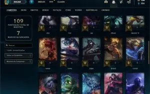 Conta prata 3 com 40 Champs e 17 Skins