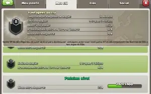 Cv 9 full e clã nível 8