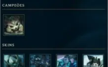 Conta League of Legends Platina 1
