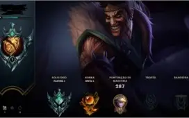 Conta League of Legends Platina 1