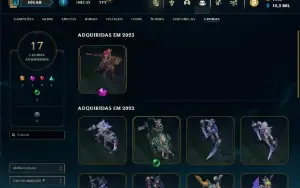 Conta de LOL 83 Skins e Valorant Ascendente 1 com 16 skins p